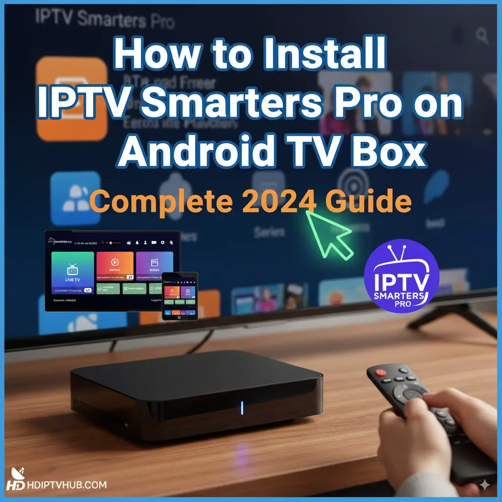How to Install IPTV Smarters Pro on Android TV Box - Complete Guide 2024