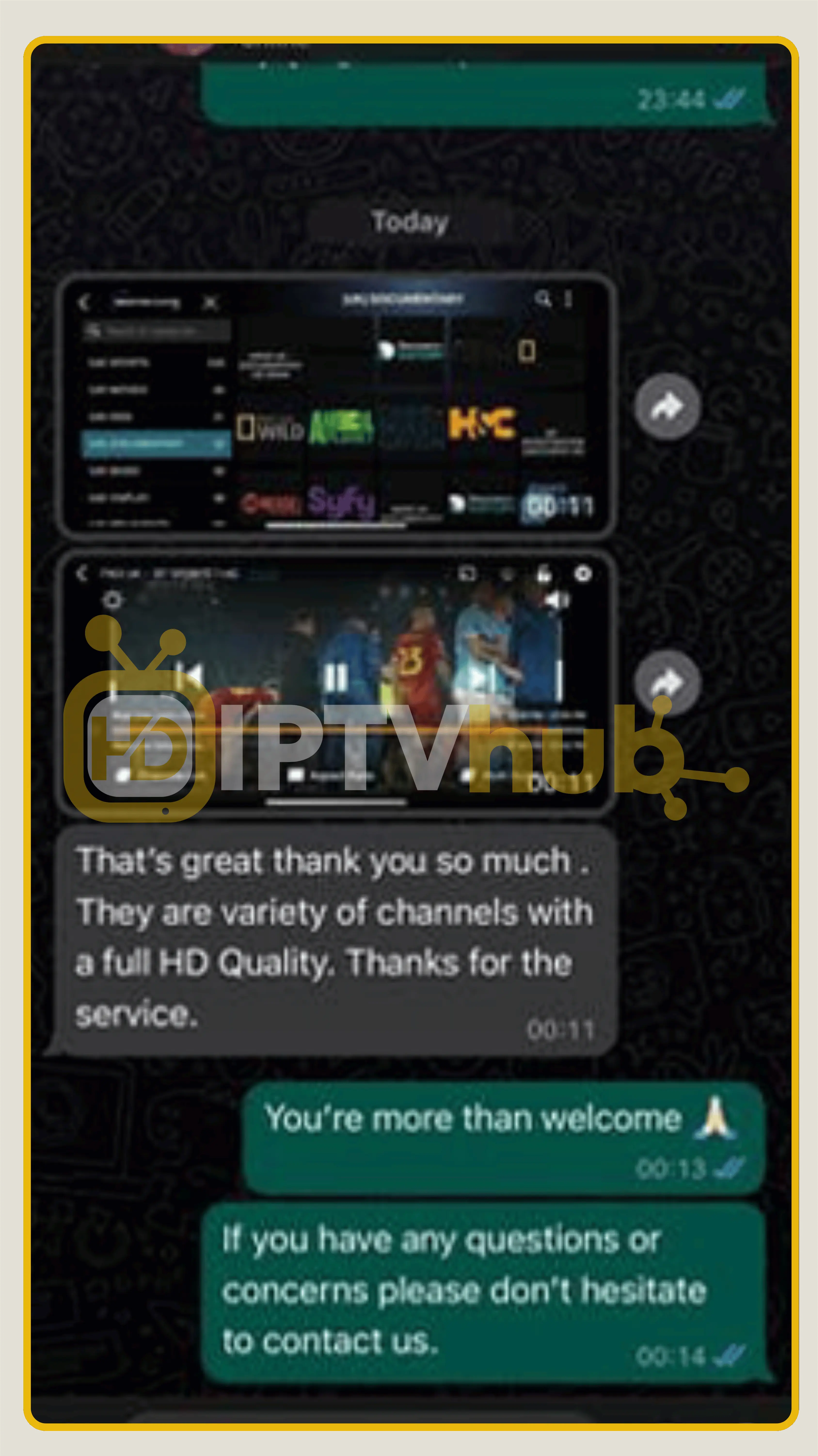 Customer testimonial screenshot 2