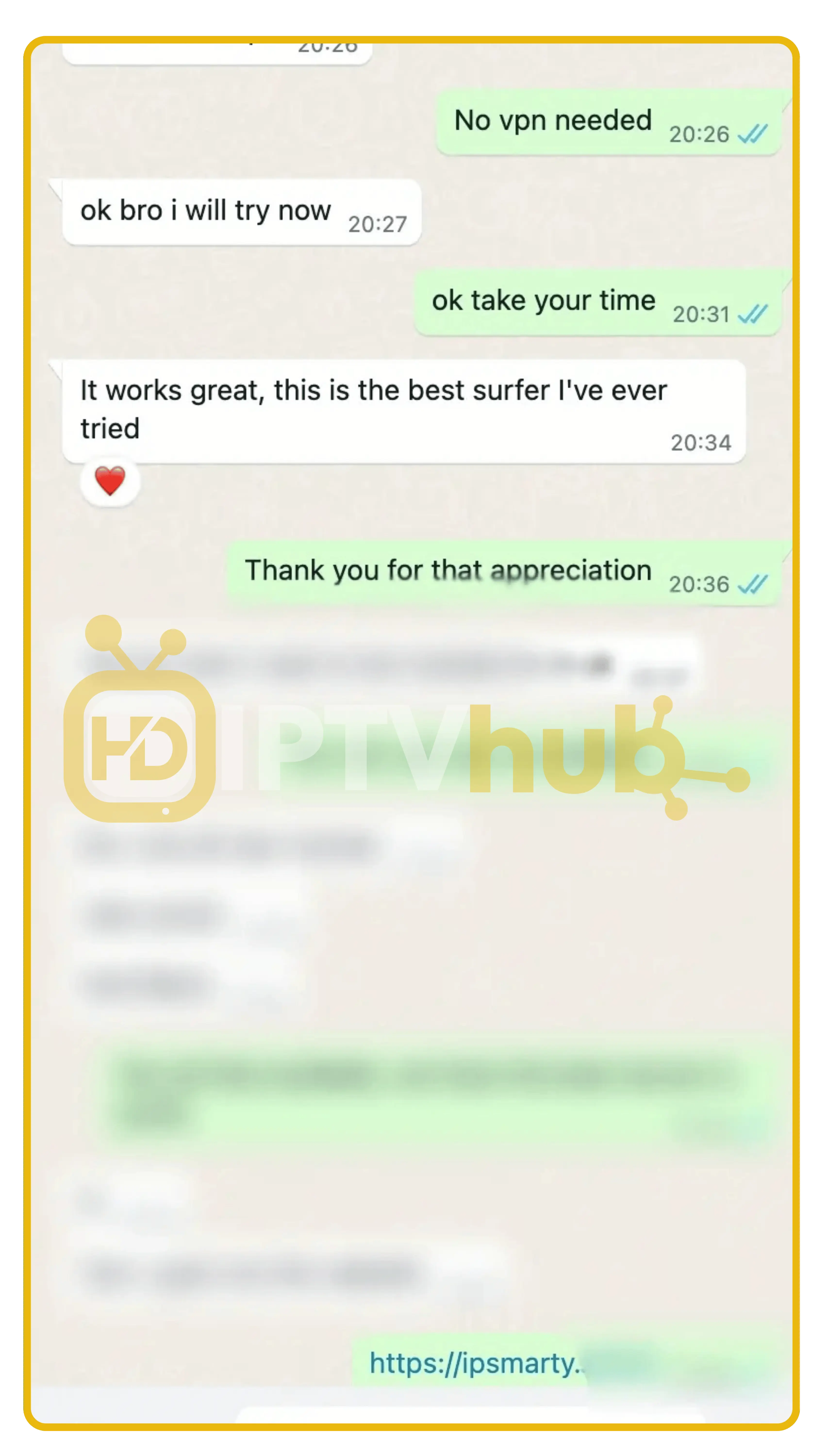 Customer testimonial screenshot 9
