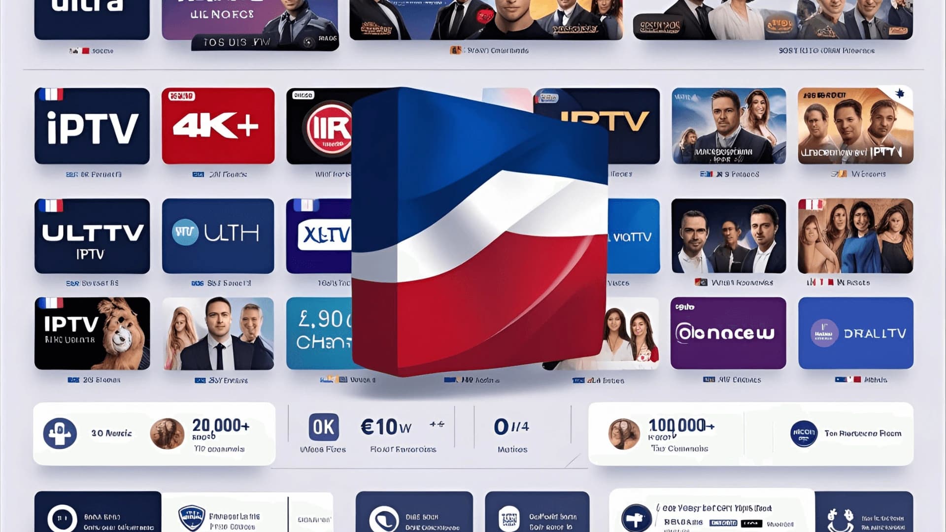 Abonnement IPTV 2026 | HD Streaming Hub N°1 France - 23,000+ Chaînes Premium dès 9.99€