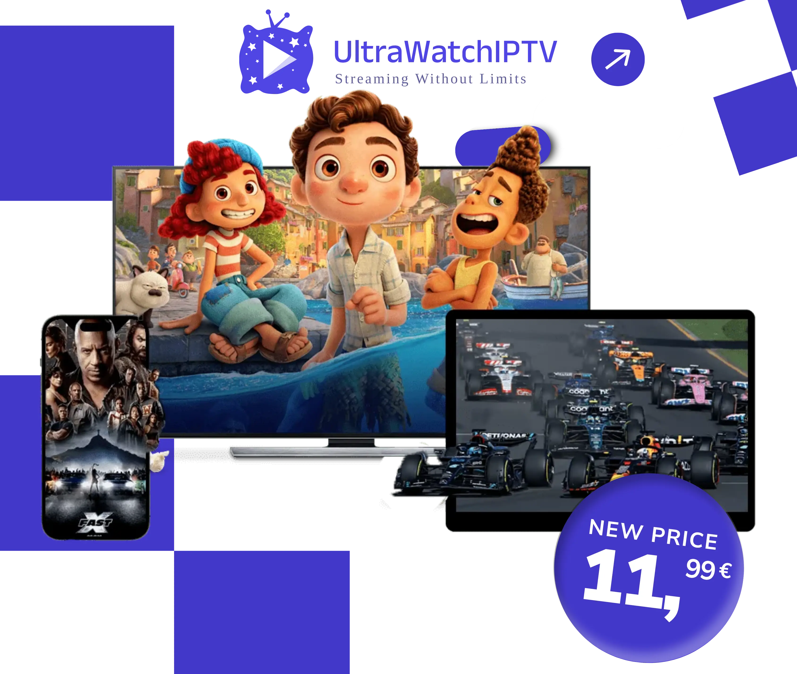 Meilleur service streaming IPTV 2026 Service streaming IPTV sur télévision intelligente et mobiles