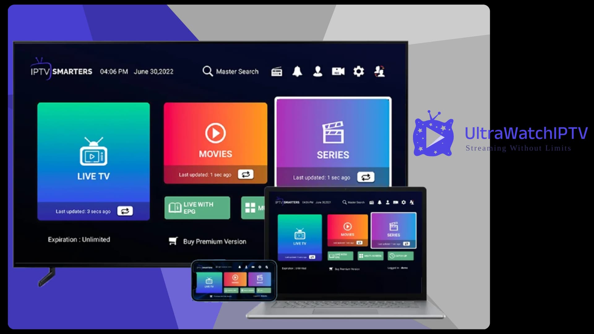 Collection complète séries TV Interface streaming séries TV